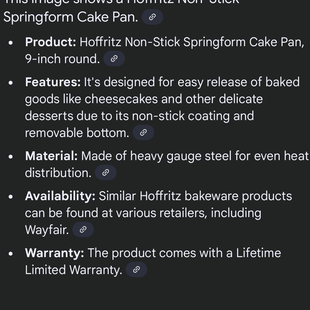 Hoffritz Non-Stick Springform Cake Pan - Picture 6 of 6